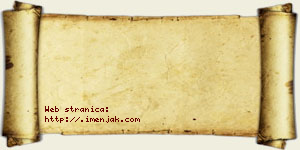 Jovana Burić vizit kartica